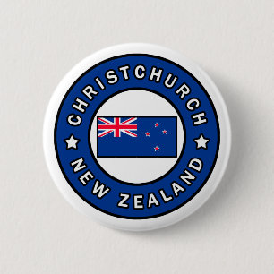 Christchurch New Zealand 6 Cm Round Badge