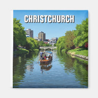 Christchurch New Zealand Avon River Punting