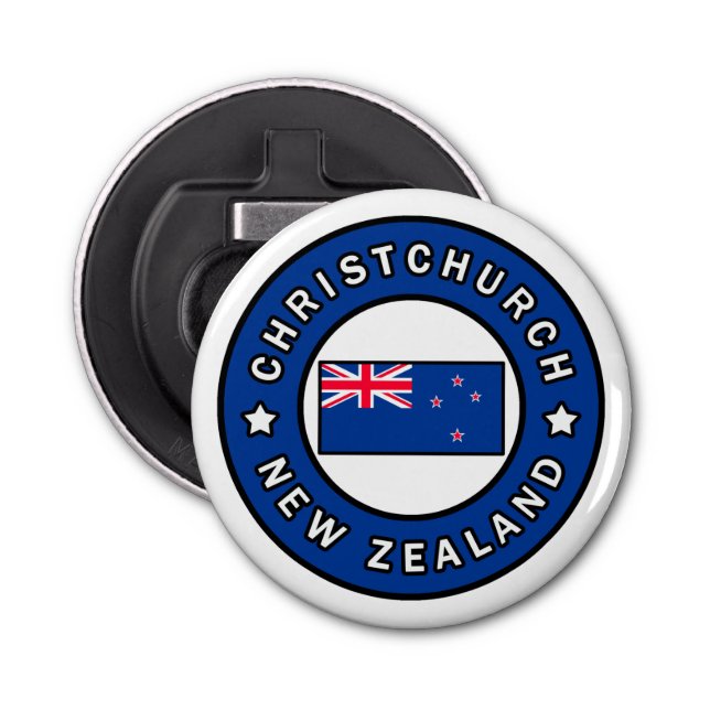 Christchurch New Zealand Bottle Opener (Front)