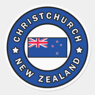 Christchurch New Zealand Classic Round Sticker