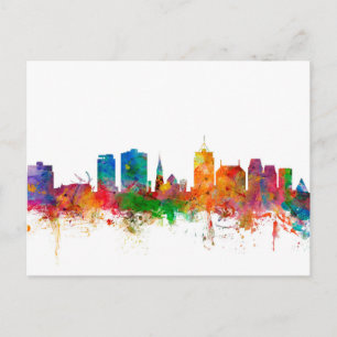 Christchurch New Zealand Skyline Postcard