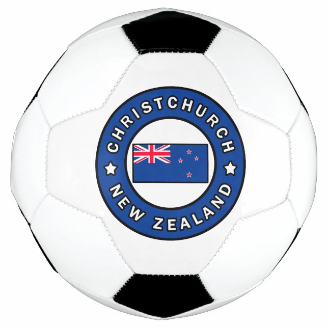 Christchurch New Zealand Soccer Ball (Front)