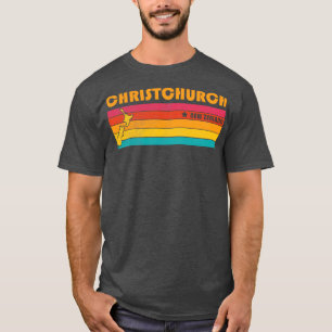 Christchurch New Zealand Vintage Distressed Souven T-Shirt
