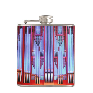 Christchurch Town Hall organ pipes Hip Flask