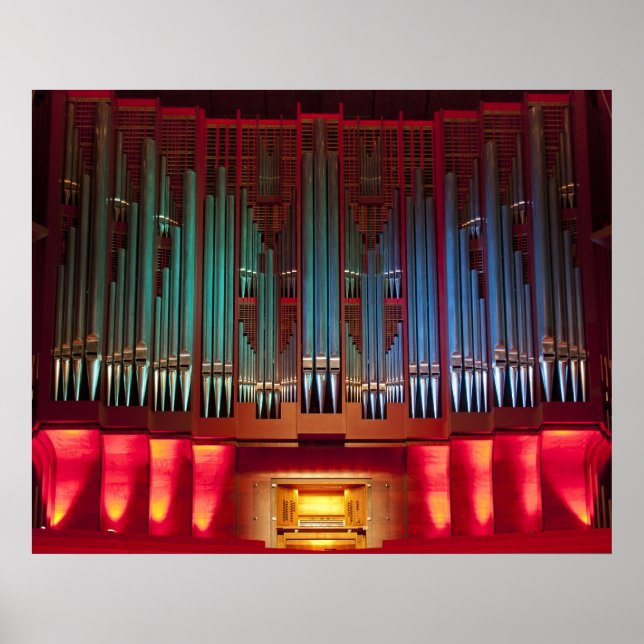 Christchurch Town Hall organ poster untitled (Front)