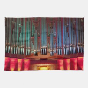 Christchurch Town Hall organ towel