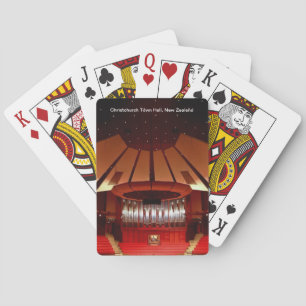 Christchurch Town Hall Playing Cards