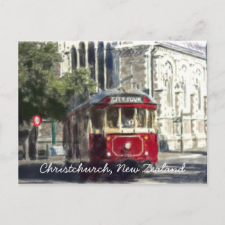 Christchurch Tram Postcard