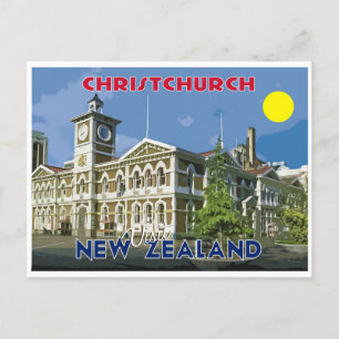 Christchurch, Visit New Zealand Postcard