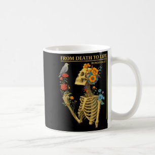 Christcore Gothic Faith Vintagecore Bible Romans 6 Coffee Mug
