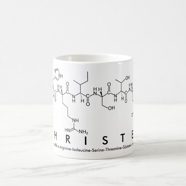 Christel peptide name mug (Center)