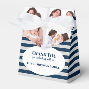 Christening 3 Sections Custom Family Photo Favour Box