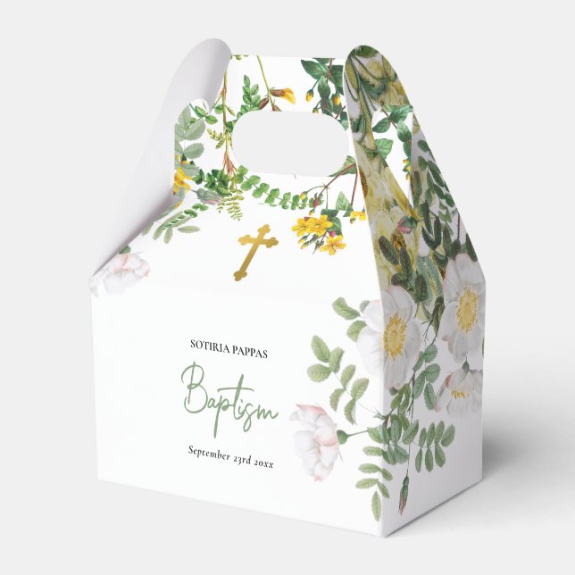 Christening Baptism Favour Boy Girl Box (Front Side)