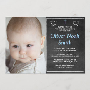 Christening/Baptism Invitations - Baby Boy