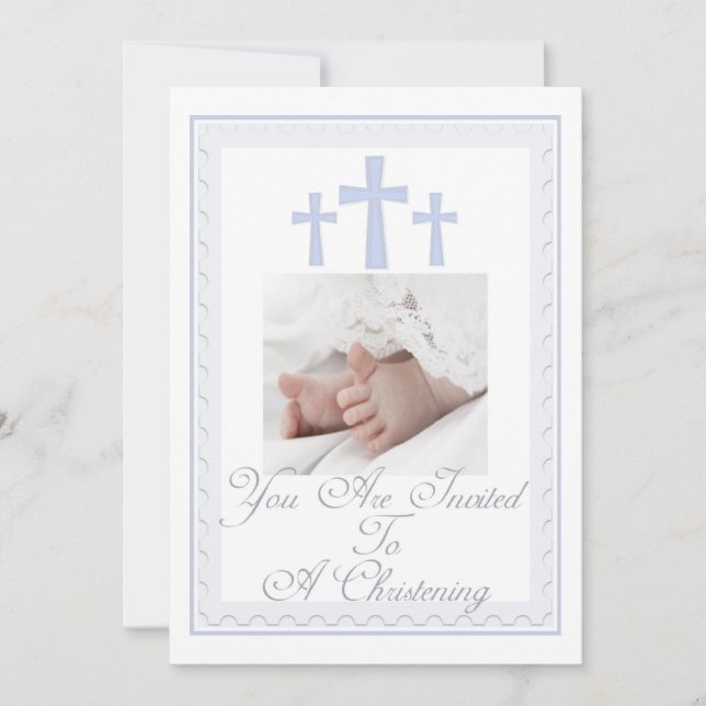 Christening/Baptism Son Invitation (Front)