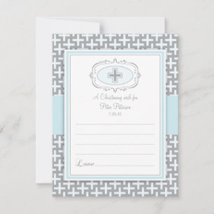 Christening/Baptism Wish Card