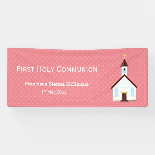 Christening * choose background colour banner (Horizontal)