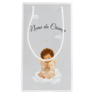 Christening Favor Bag Angel