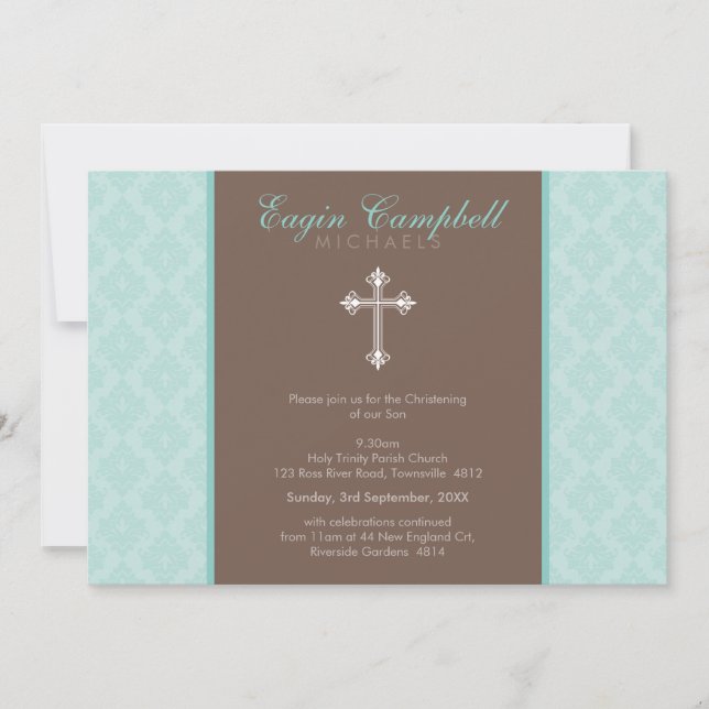 CHRISTENING INVITES :: oh so beautiful 4L (Front)