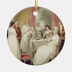 Christening of the Heir, c.1799 (oil on canvas) se Ceramic Tree Decoration