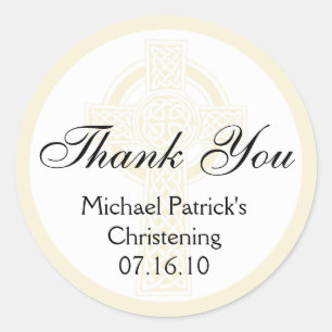 Christening, Shower or First Communion Sticker