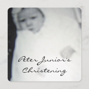 Christening (Vintage) Invitation