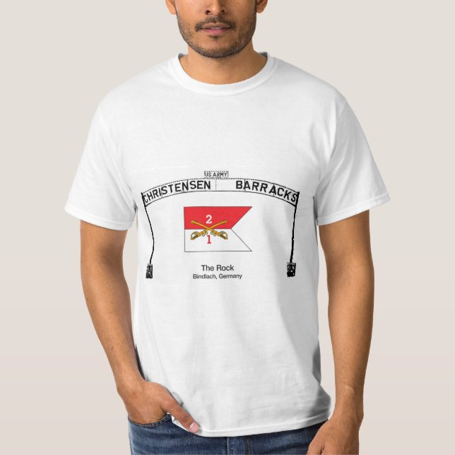 Christensen Barracks, Bindlach, Germany, The Rock T-Shirt (Front)