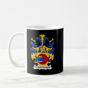 Christensen Coat of Arms  Family Crest  Coffee Mug