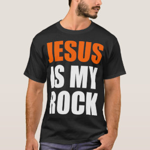 Christerest Jesus Is My Rock Christian Faith Salva T-Shirt