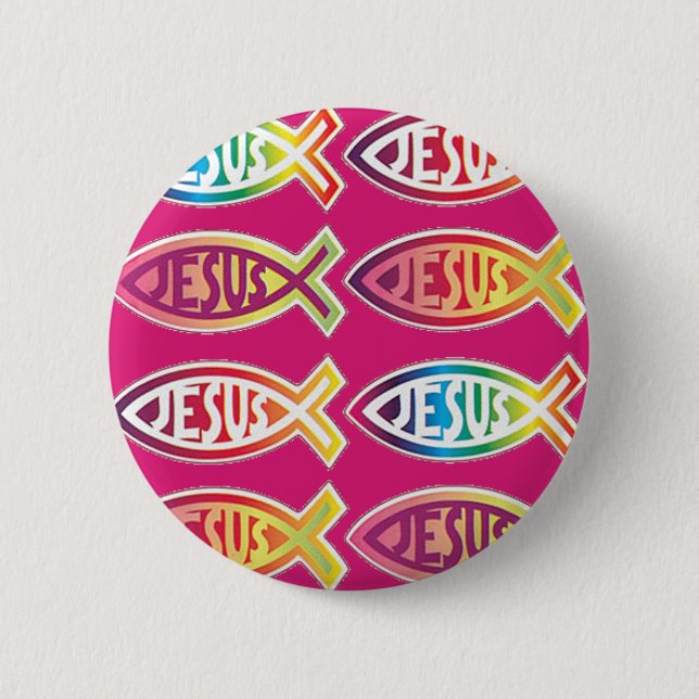 Christian008 6 Cm Round Badge (Front)