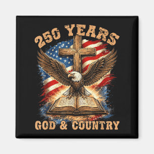 Christian 250 Anniversary Aamerica 1776 2026 Eagle Magnet