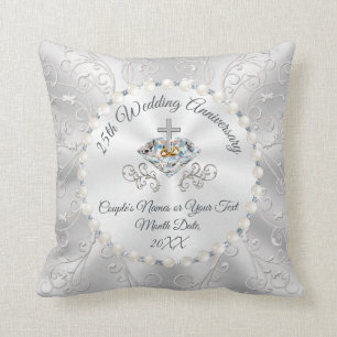 Christian 25th Marriage Anniversary Gift Ideas, Cushion