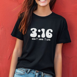 Christian, 3:16 Bible Verse Women's T-Shirt