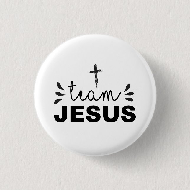 Christian 3 Cm Round Badge (Front)