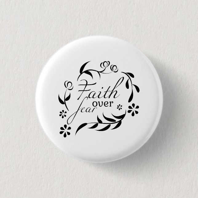 Christian 3 Cm Round Badge (Front)