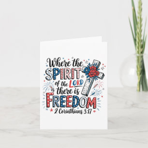 Christian 4th Of July Religious Patriotic Bible Ve Card