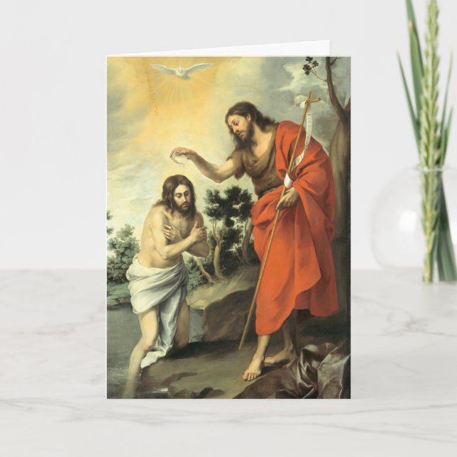 Christian Adult Baptism Greeting Card (Front)