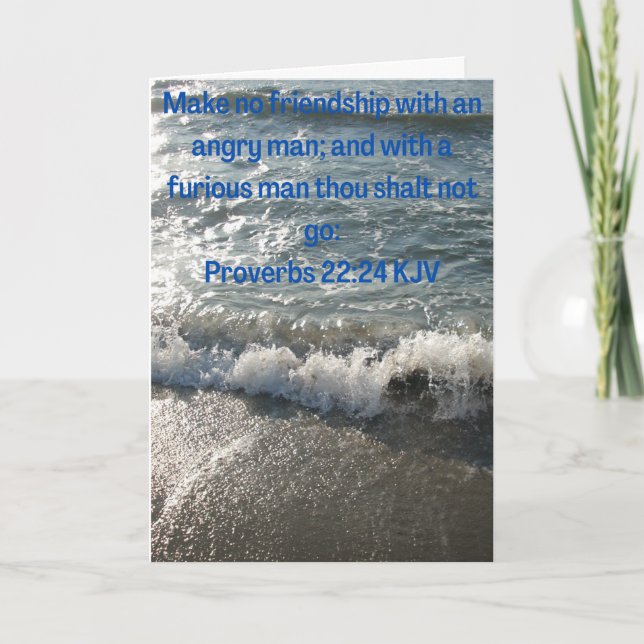 Christian advice  note card (Front)