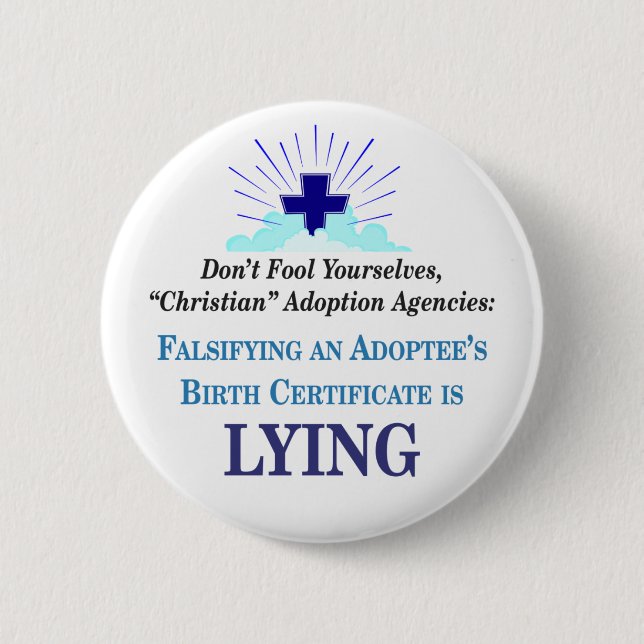 Christian Agencies 6 Cm Round Badge (Front)
