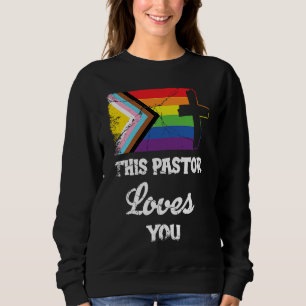 Christian Ally Inclusive Pride Clergy This Pastor  Sweatshirt