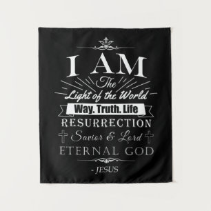 Christian Amazing Bible Claims of Jesus: I AM Tapestry