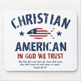 Christian American Mouse Pad