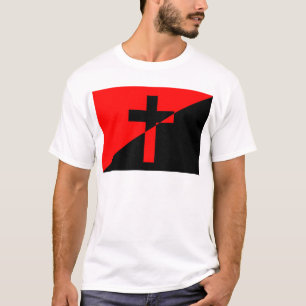 Christian Anarchist Anarchy Christianity Flag T-Shirt