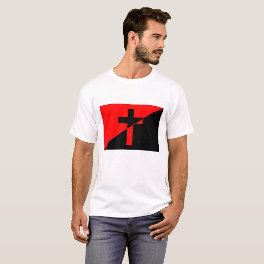 Christian Anarchist Anarchy Christianity Flag T-Shirt