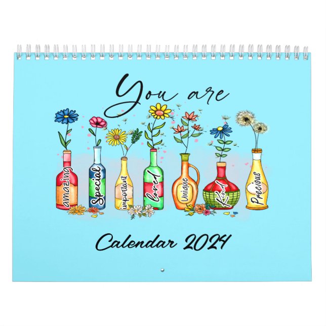 CHRISTIAN AND MOTIVATIONAL QUOTE YEARLY CALENDAR (Cover)