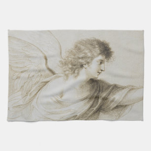 Christian angel by Francesco Bartolozzi Tea Towel