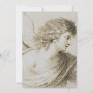 Christian angel by Francesco Bartolozzi Thank You Card