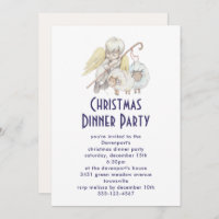 Christian Angel Shepherd with Sheep Dinner Party