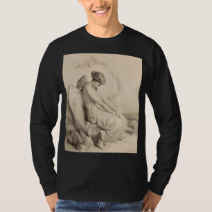 Christian angel sitting on a stone T-Shirt