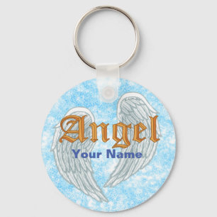 Christian Angel Wings  Key Ring